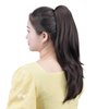 HSPCYGG Dark Brown Ponytail Synthetic Claw Clip Pony tail Hair Extensions 18" Straight 4.2 Oz Fake Hairpieces Women Yaki Fluffy¬ Tangled