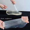 JIASAI 100Pcs (50 Pairs) Disposable foot film cover, Paraffin Bath Liners for Foot,anti cracking plastic bag, household cling film, trial shoe, foot cover, sock cover,Wax thera-py Foot Bags
