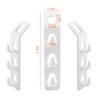 Cascading Clothes Hanger Hooks,Hanger Extender Clips,for Space Saving Multi-Function Cascading Connection Hooks,Cabinet Clothes Connection Folding Storage Clothes Rack Hanger(12pcs)