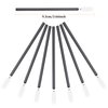 Chinco 200 Pieces Foam Swab Cleaning Swab Foam Tips Sponge Stick for Inkjet Printer Print Head Camera Optical Lens Optical Equipment (Black)