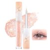Erinde Jewel Tears Liquid Glitter Eyeshadow, Twinkle Shimmer Eye Shadow Eyeliner, Long Lasting, Quick Drying, Multi-Dimensional Sparkle Finish, Loose Glitter Glue for Crystal Korean Eye Makeup, 05#