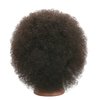 LOHXINHAIR Kinky Curly Real 100% Human Hair Mannequin Head Manikin Cosmetology Doll Training Head with Stand for Hairdresser Practice Braiding Styling Bleaching Dyeing Cutting Updos