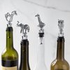 Homestia Wine Stopper Cool Wine Bottle Stoppers for Glass Bottles, Elephant Bottle Stopper Reusable Wine Corks Wine Tool, Zinc-Alloy Silicone Wine Stoppers Cute Wine Toppers with Fancy Decors