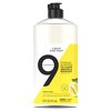 9 Elements Dishwashing Liquid Dish Soap, Lemon Scent Cleaner, 16 oz Bottle