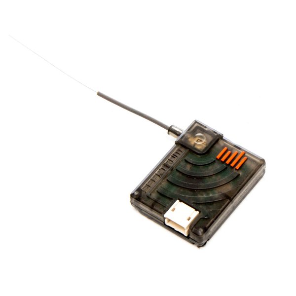 Spektrum DSMX Remote RC Receiver with 2-Way Positionable Antenna & 24", Extension, Black