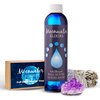 Aura Cleansing Lunar Bath Oil Smudge Kit with Reiki - Full Moon Elixir Energy Clearing, Spiritual Protection from Negative Energy, Positive Energy Ritual, Sacred Space Cleanse by Moonwater Elixirs