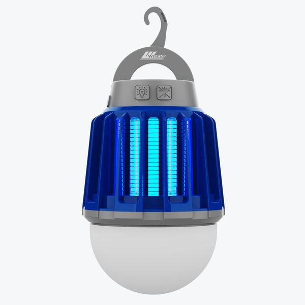 Wisely Bug Zapper Outdoor/Indoor Electric, USB-C Rechargeable Mosquito Killer Lantern Lamp, Portable Insect Electronic Zapper Indoor Trap, with LED Light 1PK