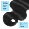 Beautymoon Brazilian Body Wave Human Hair Bundles 16 18 20 Inch 100% Unprocessed Full And Thick Body Wave Bundles Human Hair 16A Grade Raw Virgin Hair Extensions for Women