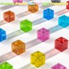 Doloowee 50 PCS Magnetic Blocks, Magnetic Building Toys Translucent Magnetic Building Blocks for Kids Ages 3-8, STEM Preschool Toys Montessori Sensory Magnet Toys for 3 4 5 6 Years Old Boys Girls