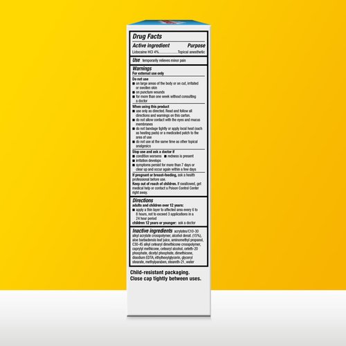 Aspercreme Lidocaine Pain Relief Cream Soothes Aggravated Nerves, Numbing Topical Analgesic with Max-Strength 4% Lidocaine & Moisturizing Aloe, 4.3 Oz.