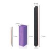 SKYPIA Nail File and Buffer Block Set - Professional Nail Buffer, File, and Sticks - Achieve Salon-Worthy Nails at Home (Elegant Purple,)