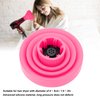 QIRG Hair Dryer Diffuser Attachment, Professional Collapsible Silicone Expand Universal Hair Diffuser Lightweight Foldable Portable Travel Long Lasting Blow Dryer Nozzle for Natural Curly Hair(Pink)