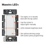 Lutron Maestro LED+ Dimmer Switch Kit for Dimmable LED, Halogen and Incandescent Bulbs, 150W/3-Way or Multi-Location, MACL-153M-RHW-LA, Light Almond