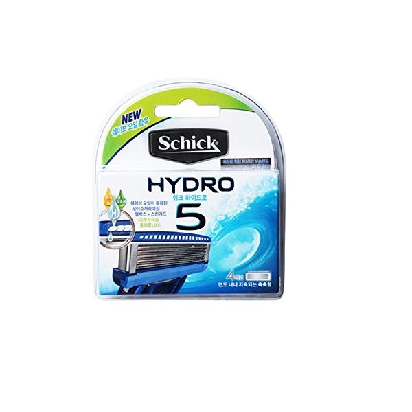 Schick Hydro 5 Cartridge Razor Refills 4 ea