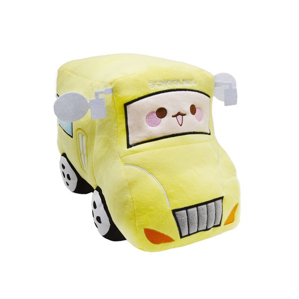 Soft Plush School Bus Stuffed Car Toy Super Cute Yellow Truck plushie Excellent Gifts for Kids or Birthday Party 11 Inches