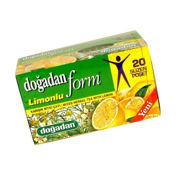 Form Mixed Herbal Tea with Lemon