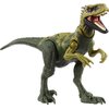 Mattel Jurassic World Strike Attack Dinosaur Toy, Atrociraptor Action Figure with Movable Joints & Strike Motion