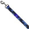 Dog Leash Camo Blue 4 Feet Long 1.0 Inch Wide