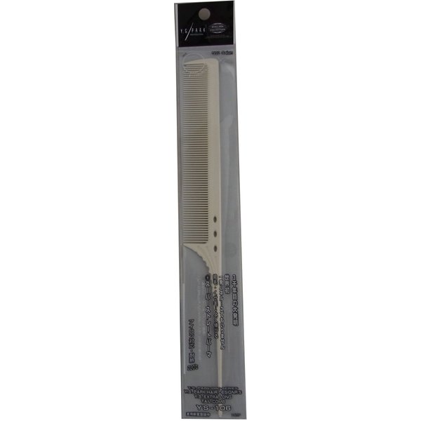 YS Park 106 Extra Long Tail Comb - White