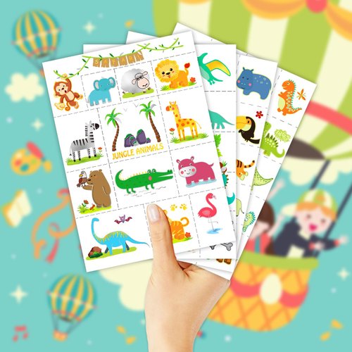 EMOEM Metallic + Glow Kids Tattoos Temporary, Waterproof Tattoo Stickers for Boys and Girls, Metallic Glitter Glow Party Favors Goodie Bag Stuffers (Various)