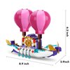 COGO MAN Fairy Girls Magic Cruise Ship Building Sets 358 Pieces Princess Magic Boat Model with hot air Balloon Building Kit Christmas Birthday Gift for Kids Girls Age 6-12