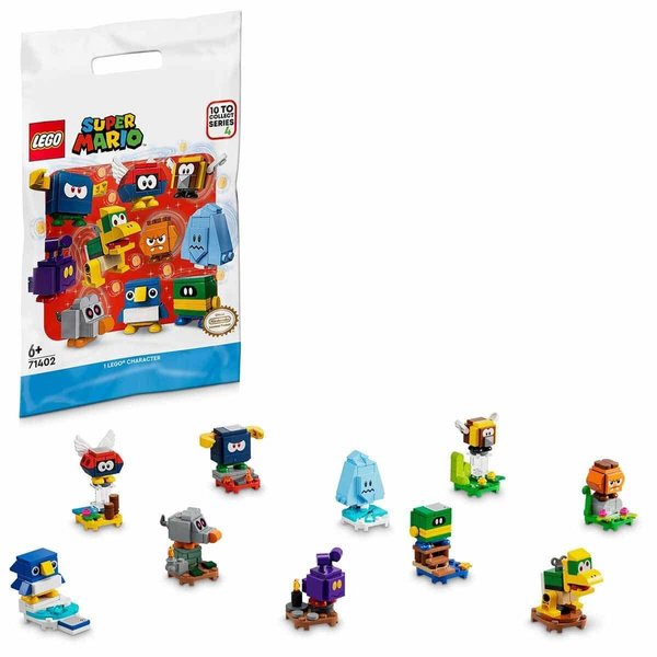 LEGO 71402 Super Mario Mario Characters Series 4, 1 Figure (Random Selection), Collectable Toy Figures from 6 Years