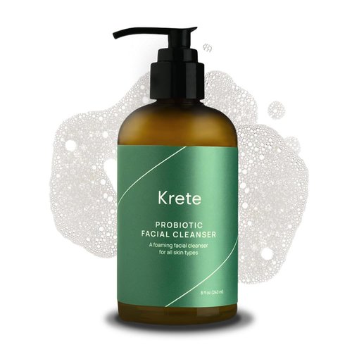 krete Probiotic Facial Cleanser 30-Second Skin Care Tailored for All Skin Types, Unveiling the Power of 8 Ounces for Radiant and Healthy Skin.