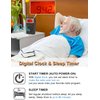 ZHIWHIS Portable Radio, AM FM Stereo Receiver, DSP Small Pocket Radios Operated by AA Batteries, Digital Clock/Presets/Start Timer/Sleep Timer for Walking/Running ZWS-903