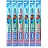 Oral-B Kids Manual Toothbrush, Monsters Characters, for Children and Toddlers 3+, Extra Soft Bristles - Pack of 6 (Characters Vary)