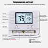 Heagstat H725 5/1/1 Day Programmable Heat Pump Thermostat, 2 Heat/1 Cool DIY Instal, with 4.5 sq. Inch Display
