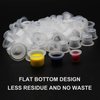 Autdor Ink Caps Cups Small - 1000pcs Tattoo Pigment Cups Caps Disposable Tattoo Ink Cups for Microblading Permanent Makeup Pigment Clear Holder Container Caps