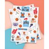 xo, Fetti Basketball Temporary Tattoo - 58 Foil Styles | Basketball Birthday Party Decorations, Party Favors, Boys + Girl Sports, Slam Dunk, Team Goodie Bag, MVP