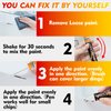 White Touch Up Paint for Cars, Quick And Easy Car Scratch Remover for Deep Scratches，Two-In-One Automotive Car Paint Scratch Repair for Vehicles, Auto Paint for Erase Car Scratches (1, White)