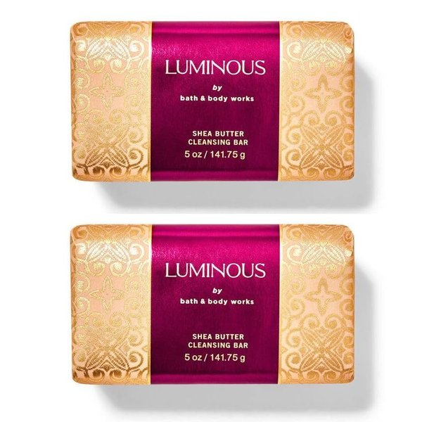 Bath Body Luminous Cleansing Bar Soap - Pack of 2