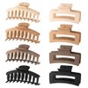 8PC Neutral Strong Hold Hair Clips For Women Thin Thick Curly Hair Types Matte Fashion Banana Clips