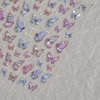 Butterfly Nail Art Stickers Pink Blue Butterfly 5D Embossed Nail Decals Shell Light Butterfly Self-Adhesive Nail Designs Stickers Acrylic Nail Art Supplies for Women Girls DIY Nail Art Decorations