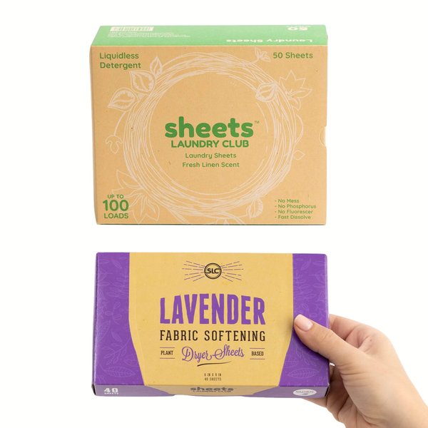 Sheets Laundry Club Laundry Detergent Sheets (Fresh Linen & Lavender)