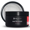 DASH FOR HIM Hair Clay for Men - Scented Medium Strong Hold Matte Clay for Shine Free Finish Mens Hair Products Premium Ingredients Travel Size Mens Hair Styling Clay, 2 Oz