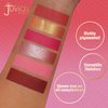 Juvia's Place - The Blushed Rose - Rosy, Pinks, Rose-Gold, Shades of 6, Eyeshadow Palette, Professional Eye Makeup, Pigmented Eyeshadow Palette, Makeup Palette