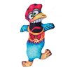 FUZZU Barnyard Flops Dog Toy with Squeaker (Roo)