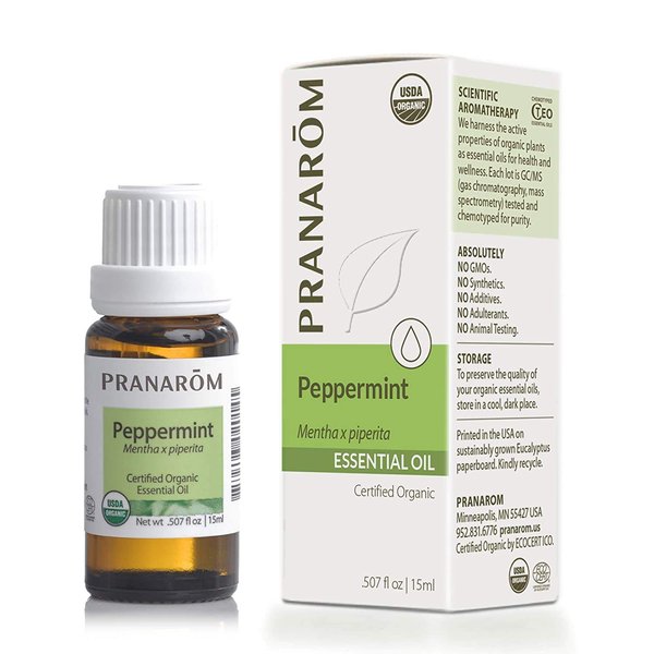 Pranarom Peppermint Essential Oil, 15mL, Pure, Aromatherapy