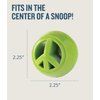 Planet Dog Orbee-Tuff Nooks Green Peace Sign Treat-Dispensing Dog Toy