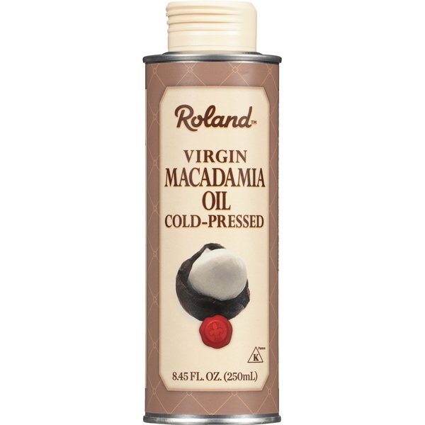 Roland Foods Virgin Macadamia Oil, Cold Pressed, Specialty Imported Food, 8.45 Fl Oz Can