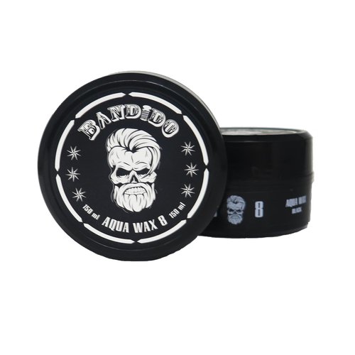 Bandido Aqua Wax 8 | 2-Pack | Extra-Strong Hold | Men's Hair Wax, Long Lasting Hold, Easy to Manage | 150ml / 5.07oz