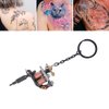 Beautiful Portable Mini Tattoo Machine Tattoo Key Chains, Tattoo Gun Model Keychain Bag Pendant Necklace Clothes Decoration For Fashional People, Tattoo Artist Cx12 Black