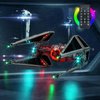 BrickBling Light Kit Compatible with Lego TIE Interceptor Building Kit (No Model), Remote Control Version Lights Compatible with Lego 75382