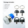 Ignition Starter On Off Switch Lock with Easy Pull Key Fit for Most Pride Victory Go Go Mobility Scooter Electric Scooter 4 Wheels Power Chairs 4 Keys