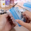 BTYMS 6 Pcs Dual-sided Nail Brush Fingernail Scrub Cleaning Brushes for Toes and Nails Cleaner Hand Scrubbing Cleaning Brushes