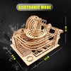 3D Puzzle Wooden Marble Run for Adults DIY Model Kit Assembly Wood Crafts Mechanical Puzzle for Kids Age 14+ Years Old