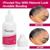 MICHIES Hair Replacement Adhesive Strong Hold Wig Glue,Lace Glue Hair Glue 1.3oz Hair Invisible for Wig Transparent Lace Wigs Glue Waterproof Lace Front Wig Glue for Wigs (38ML)
